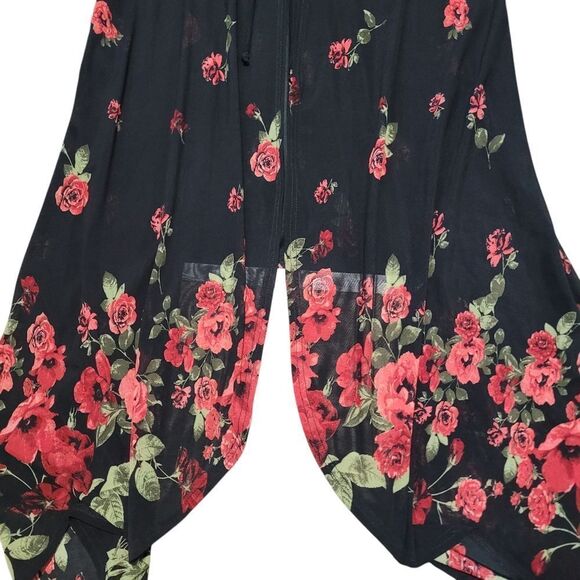 Ivy Rose rose short sleeve sheer robe - Picture 4 of 5